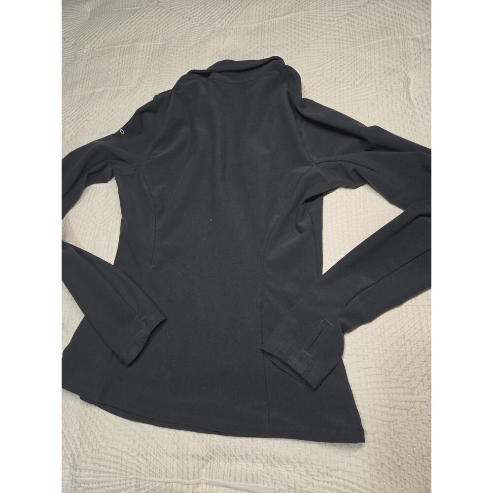 Alo Yoga Alosoft 1/2 Zip Rapid Pullover Black S Workwear Running Biker - Picture 5 of 6